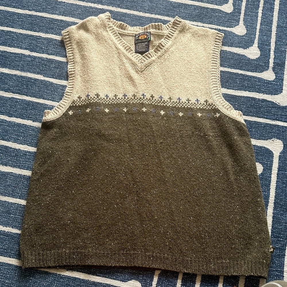 Vintage 90s cotton sweater vest